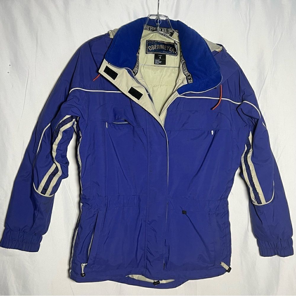 Obermeyer Adirondack Blue Parka Ski Snowboard Blue Jacket‎ Womens 4